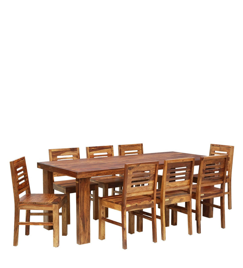 Acro Solid Wood 8 Seater Dining Table Set for Home & Kitchen