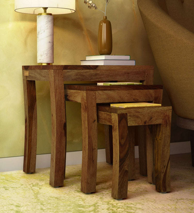 Acro Wooden Nesting Tables for Home Living Room Finish