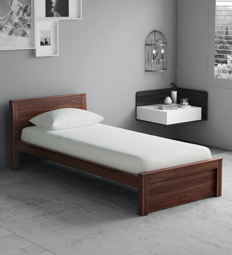 Acro Sheesham Wood Single Size Bed for Bedroom