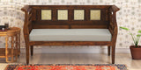 Aavni 2 Seater Sofa for Living Room in Provincial Teak Finish