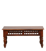 Deventi Solid Wood Coffee Table for Living Room In Honey Oak Finish