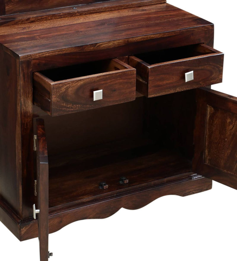 Darsh Solid Sheesham Wood Dresser Drawer for Living Room in Provincial Teak Finish