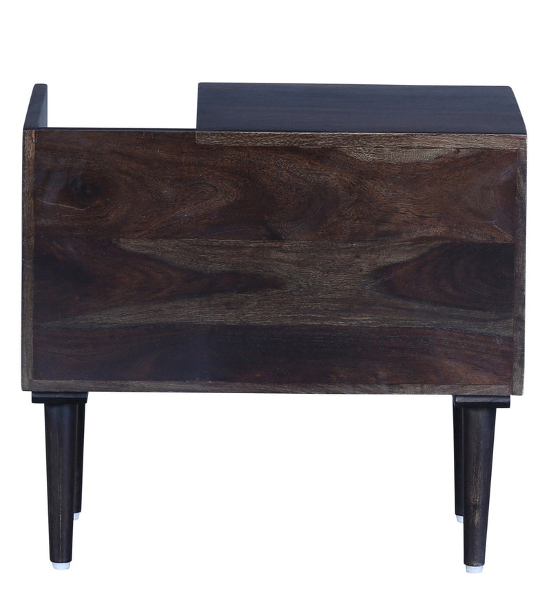 Nexo Solid Wood Bedside Table for Bedroom