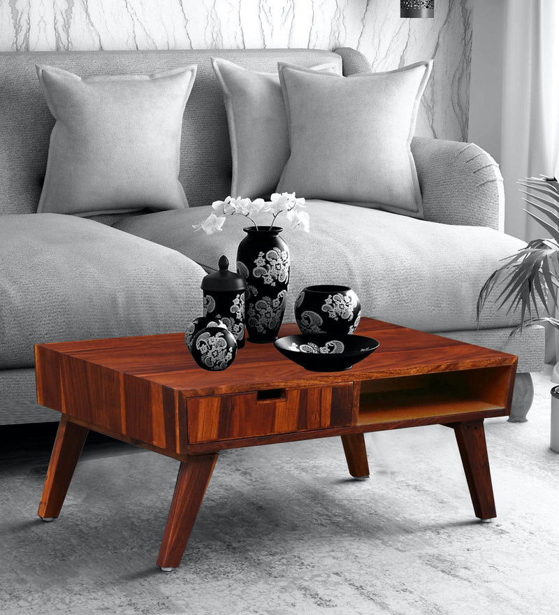 Paloma Solid Wood Coffee Table For Living Room
