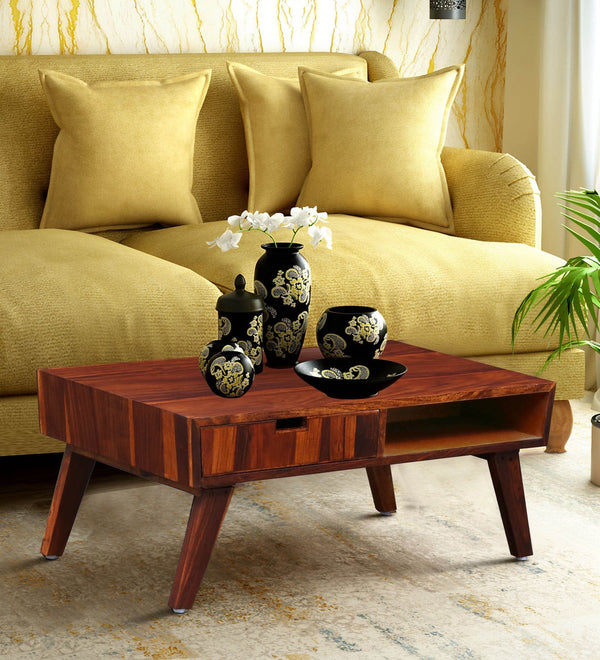 Paloma Solid Wood Coffee Table For Living Room