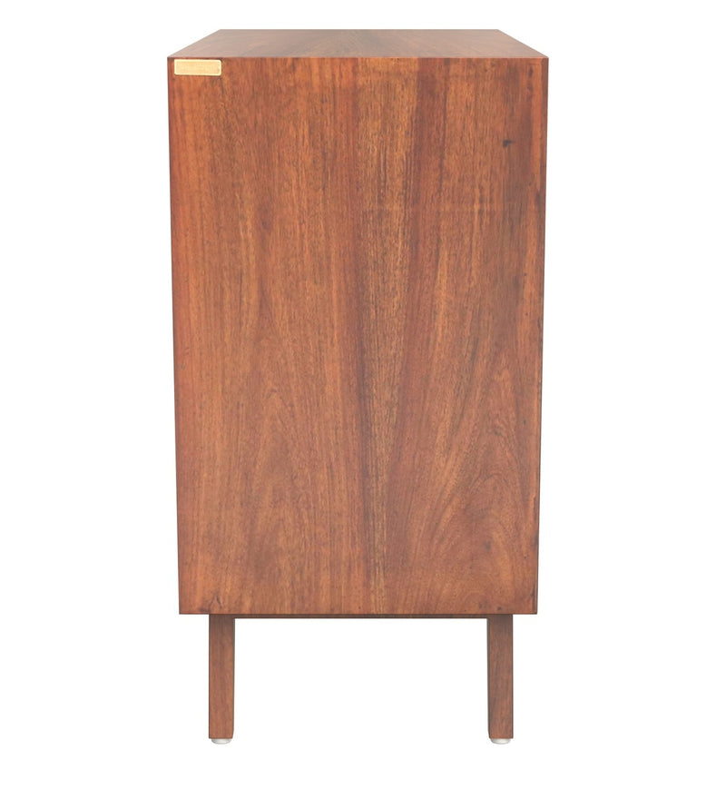 Polremo Wooden Sideboard Cabinet for Living Room in Provincial Teak Finish