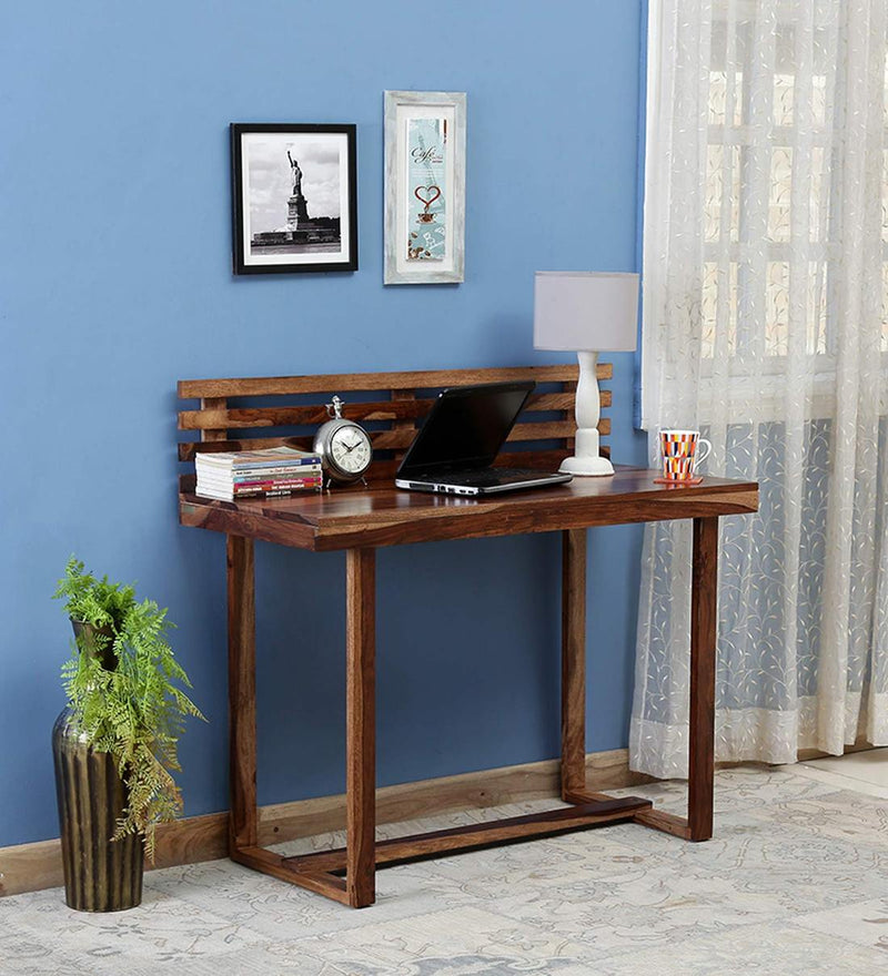Arya Wooden Study Table For Study & Office in Provincial Teak Finish