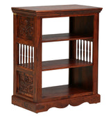 Deventi Solid Wood Shoe Rack for Living & Home In Honey Oak Finish