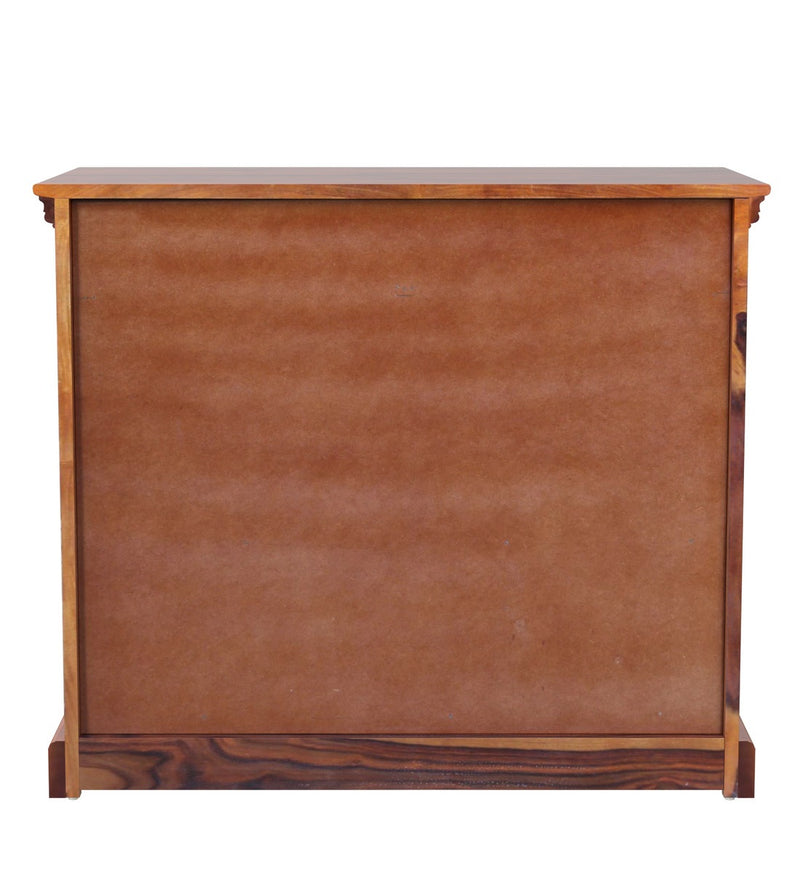 Saffron Wooden Sideboard Cabinet for Bedroom & Living in Honey Oak Finish