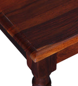 Saffron Wooden Side End Table for Living Room in Honey Oak Finish