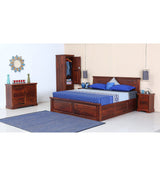 Kanishka Solid Wood Bedside Table for Bedroom Finish