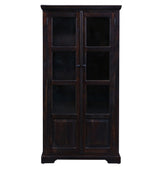Kanishka Wooden Bookshelve & Crockery for Living Room  Finish