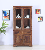 Kanishka Solid Sheesham Wood Crockery & Cabinet