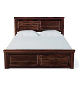Kanishka Solid Wood Sheesham Double Bed With Box Storage for Bedroom