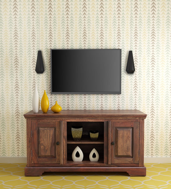 Kanishka Solid Wood Entertainment TV Unit For Bedroom