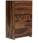 Niware Solid Wood Chest of Drawer in Provincial Teak Finish