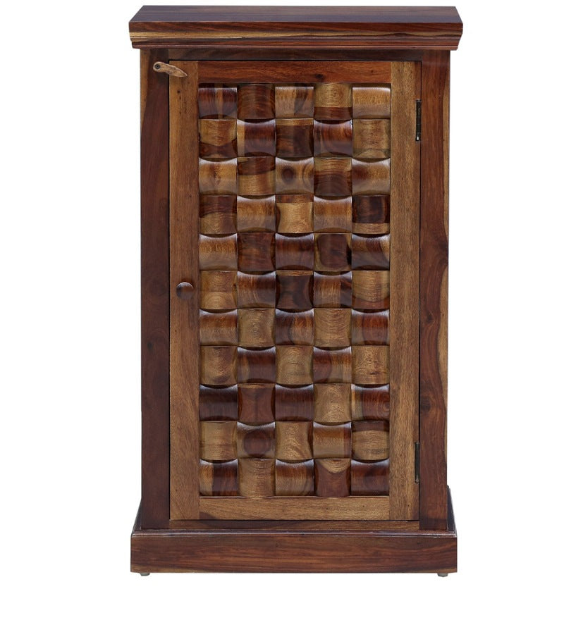 Niware Chest of Drawers Wooden for Living Room in Provincial Teak Finish