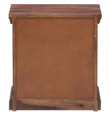 Niware Solid Wood Left Door Bed Side Table For Bedroom