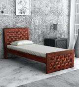 Niware Wooden Single Size Bed for Bedroom Without Storage