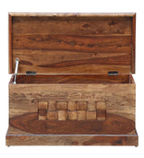 Niware Solid Sheesham Wood Trunk Box For Storage